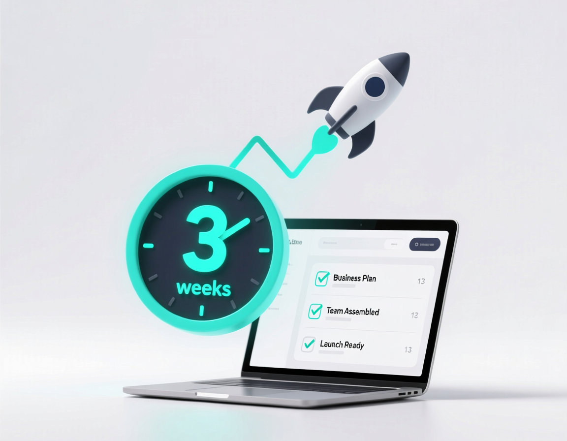 Запустим ваш бизнес через 3 недели